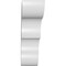 Ekena Millwork 3-in. W x 10-in. D x 10-in. H Ozark Architectural Grade PVC Knee Brace BRCP03X10X10OZK - alternate 2